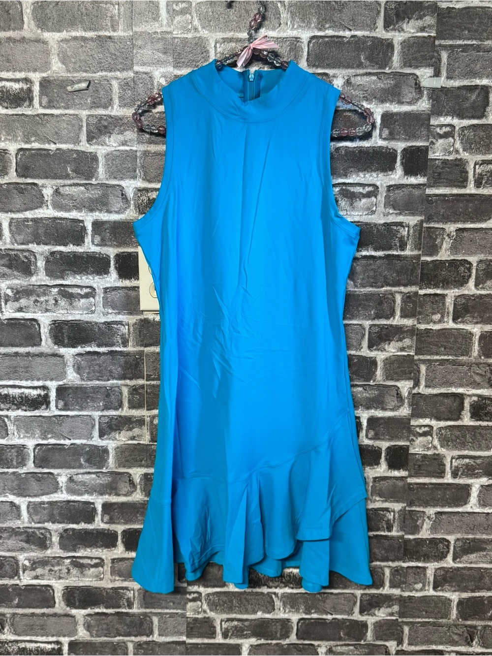Acegolfs Hyper-prep Sleeveless 36.5 Inch Dress UPF50+ turquoise blue